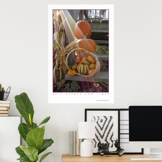 Herbstfarben und Licht Poster (Heimbüro)