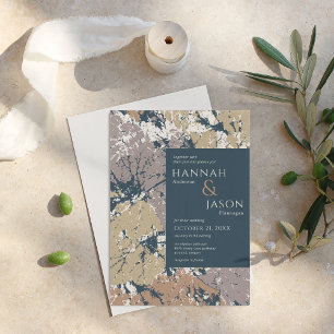 Herbstfarben Verlasse Bio Abstrakte Einladung