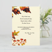 Herbstfarben verschieben Ankündigung (Stehend Vorderseite)