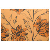 Herbstfarben Vintage Blume Stoff (Fat Quarter (45,7 x 55,9 cm))