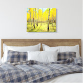 Herbstfarben von Aspen 4 Leinwanddruck (Insitu (Schlafzimmer))