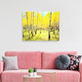 Herbstfarben von Aspen 4 Leinwanddruck (Insitu (Wohnzimmer))