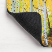 Herbstfarben von Aspen-Bäumen 1 Mousepad (Ecke)