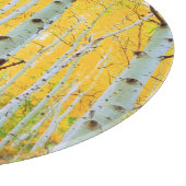Herbstfarben von Aspen-Bäumen 1 Schneidebrett (Ecke)
