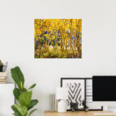 Herbstfarben von Aspen-Bäumen 3 Poster (Heimbüro)