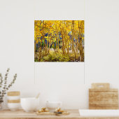 Herbstfarben von Aspen-Bäumen 3 Poster (Küche)