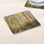 Herbstfarben von Aspen-Bäumen 5 Rechteckiger Pappuntersetzer (angewinkelt)