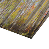 Herbstfarben von Aspen-Bäumen 5 Schneidebrett (Ecke)