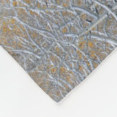 Herbstfarben von Aspens & Fresh Snow Keebler Pass Fleecedecke (Ecke)