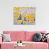 Herbstfarben von Aspens & Fresh Snow Keebler Pass Leinwanddruck (Insitu (Wohnzimmer))