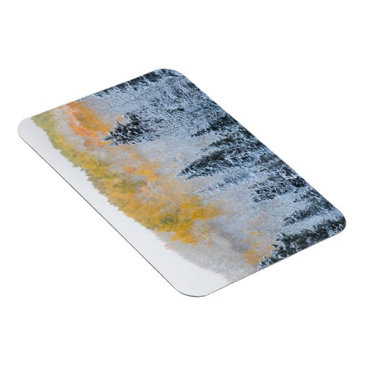 Herbstfarben von Aspens & Fresh Snow Keebler Pass Magnet (Rechte Seite)
