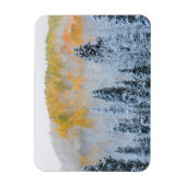 Herbstfarben von Aspens & Fresh Snow Keebler Pass Magnet (Vertikal)