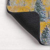 Herbstfarben von Aspens & Fresh Snow Keebler Pass Mousepad (Ecke)