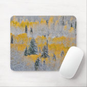 Herbstfarben von Aspens & Fresh Snow Keebler Pass Mousepad (Mit Mouse)