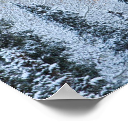 Herbstfarben von Aspens & Fresh Snow Keebler Pass Poster (Ecke)