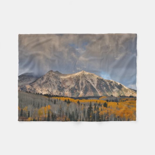 Herbstfarben von Aspens, Keebler Pass Fleecedecke (Vorderseite (Horizontal))
