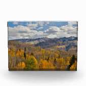 Herbstfarben von Aspens & Oaks Keebler Pass Fotoblock (Vorderseite)