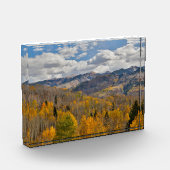 Herbstfarben von Aspens & Oaks Keebler Pass Fotoblock (Links)