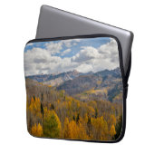 Herbstfarben von Aspens & Oaks Keebler Pass Laptopschutzhülle (Vorderseite Links)