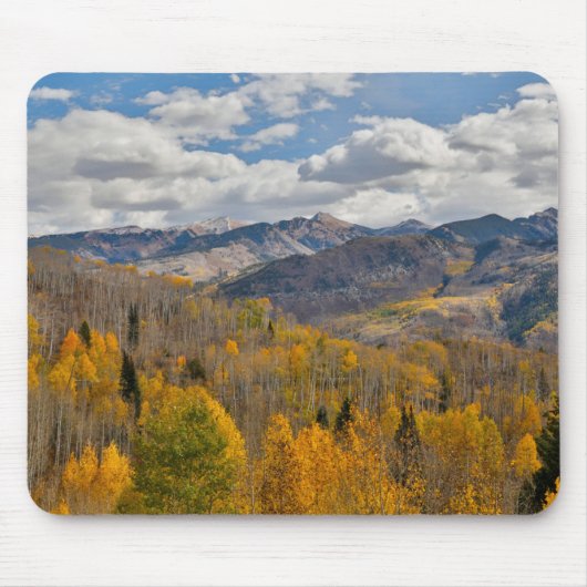 Herbstfarben von Aspens & Oaks Keebler Pass Mousepad (Vorne)