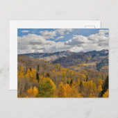 Herbstfarben von Aspens & Oaks Keebler Pass Postkarte (Vorne/Hinten)