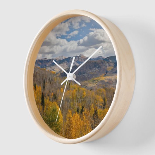 Herbstfarben von Aspens & Oaks Keebler Pass Uhr (Winkel)