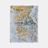 Herbstfarben von Aspens & Snow Keebler Pass Fleecedecke (Vorderseite)