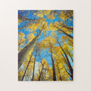Herbstfarben von Espen 2 Puzzle