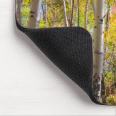 Herbstfarben von Espen 5 Mousepad (Ecke)