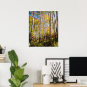 Herbstfarben von Espen 5 Poster (Heimbüro)