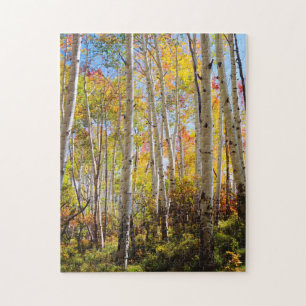 Herbstfarben von Espen 5 Puzzle