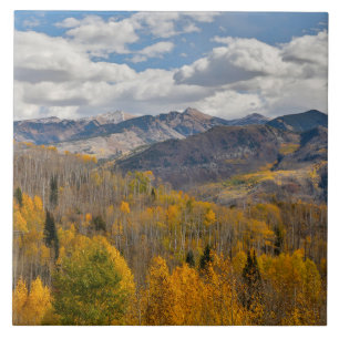 Herbstfarben von Espen und Eichen Keebler Pass Fliese