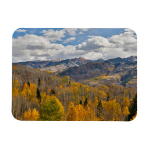 Herbstfarben von Espen und Eichen Keebler Pass Magnet