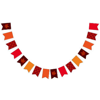 Herbstfarben Wimpelkette