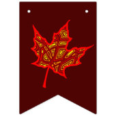 Herbstfarben Wimpelkette (Erste Fahne)