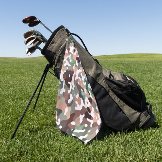 Herbstfarben zur Camouflage im Herbst Golfhandtuch (Gras)