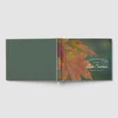 Herbstfarbene Blätter Feier zum Lebensgedanken Gästebuch (Voll)