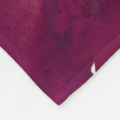 Herbstfarbene Blume Fleecedecke (Ecke)