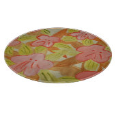 Herbstfarbene Blume-Koppel-Platine Schneidebrett (Ecke)