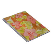 Herbstfarbene Blume Notizblock (Rechte Seite)