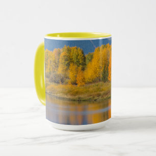 Herbstfarbene Espen Tasse