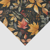 Herbstfarbene Herbstlaube Rustikale Dekoupage Seidenpapier (Ausschnitt)