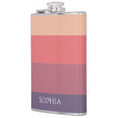 Herbstfarbene Streifen im Stil dieser Herbst- Flachmann (Links)