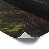 Herbstfarbene Trail Canvas Print Poster (Ecke)