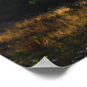 Herbstfarbener Baum Poster (Ecke)