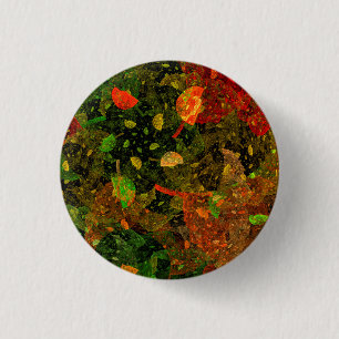 Herbstfarbenes Dekordesign Button