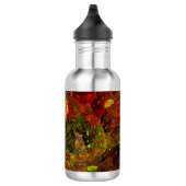 Herbstfarbenes Dekordesign Edelstahlflasche (Rechts)
