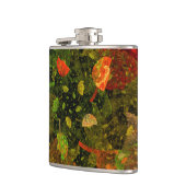 Herbstfarbenes Dekordesign Flachmann (Links)