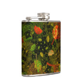 Herbstfarbenes Dekordesign Flachmann (Rechts)