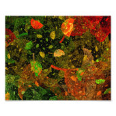 Herbstfarbenes Dekordesign Fotodruck (Vorne)